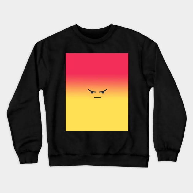 ANGRY REACT Crewneck Sweatshirt by Jijarugen